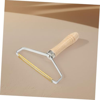 BESPORTBLE Portable Pilling Remover Handle Reusable Lint Shaver for Clothes Sweaters Carpets and Furniture Efficient Pet Hair Scraper for Tidy Home