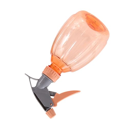 Plastic Plant Spray Bottle, 500ml Adjustable Nozzle Superfine Spray Hair Spray Bottles Garden Sprayer Lawn Sprayer Plant Water House Plant Watering Can for Flowers, Plants (Orange) - color: Orange