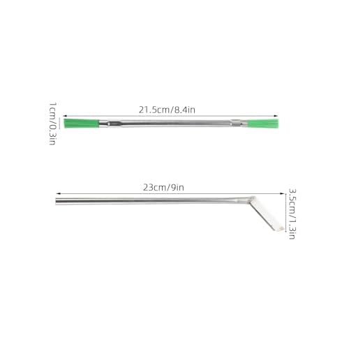 BETOOKY 1 Set Grout Brush - Elevator Track Sill Cleaning Brush - Window Crevice Groove Cleaner Scraper for Elevator Maintenance Tools Gaps Trash Removal Accessories