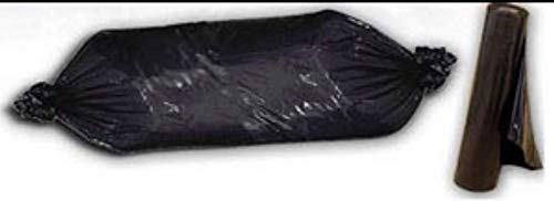 PLASTIC PRINCE 32 Gallon Trash Bags 3 Mil Contractor Bags 34 x 45 Heavy Duty Trash Bags Black 75 per Case