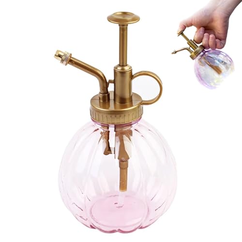 Plant Mister, Pumpkin Shaped Lightweight Spray Bottle 240ml Antique for Indoor Outdoor (Purple)