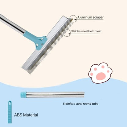 Pet hair remover set, carpet rake for removing pet hair, carpet scraper, three different sizes for carpets, sofas, cars and clothes