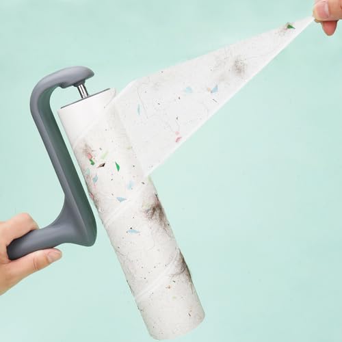 10 inch Ultra Sticky Mega Roller Refills for Evercare Layers Smart Design Large Lint Rollers 50% More Pickup Pet Hair Remover 60 Sheets Each Refill 6 Pack 360 Sheets Total - size: 10 inch