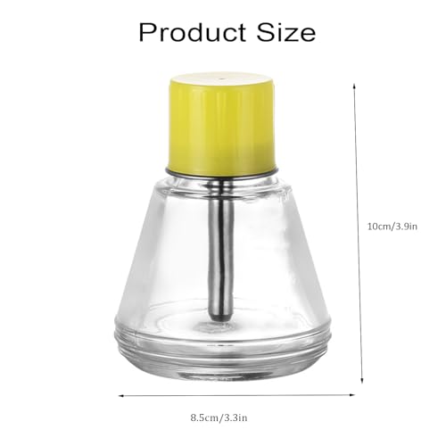 5 Oz/ 150ml Glass Push Down Pump Dispenser Bottle With Cap Push Down Glass Empty Pump Dispenser for Alcohol Makeup Clear Refillable Bottle Hand Pumping Press Container - color: Clear - 150ml - Round - 1pcs