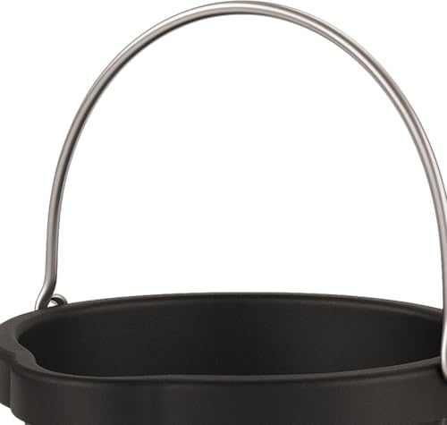 Bon Heavy Duty Rubber Pail with Pouring Lip 12 qt. Flexible Molded Construction Bucket Chemical Resistant 12 in. Diameter x 10 in. Deep