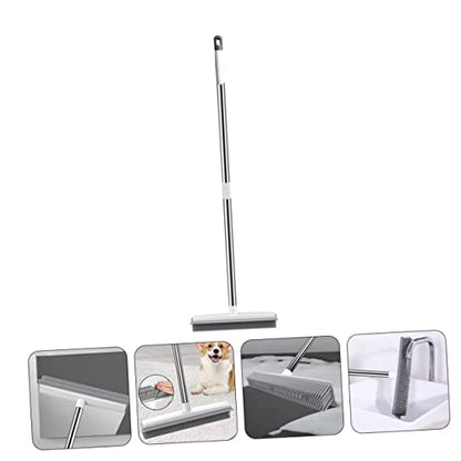 CHILDWEET Long Handle Floor Cleaning Brush Versatile Brush for Pet Fur and Carpet Cleaning Efficient Scrubbing Tool for Hardwood Floors and Carpets