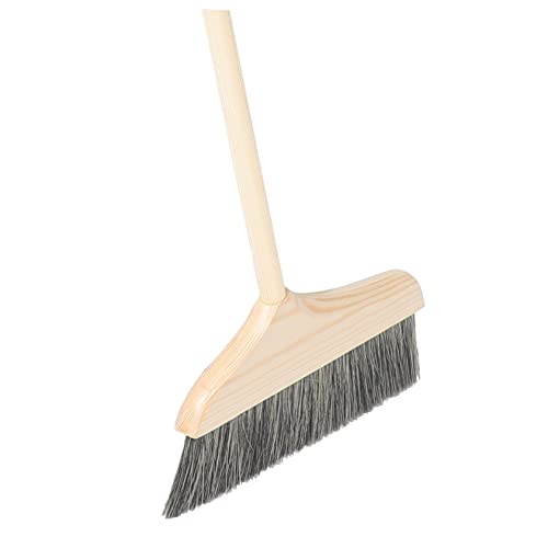 Ipetboom Detachable Long Handle Broom with Soft Bristles for Indoor and Outdoor Cleaning Hardwood Floors Kitchen and Living Rooms Durable and Easy to Use