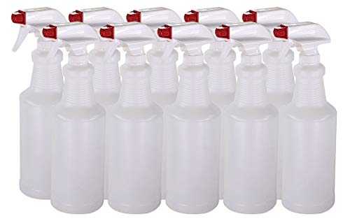 Pinnacle Mercantile Plastic Spray Bottles Leak Proof Technology Empty 32 oz Pack of 36 Made in USA - size: 32 Oz, 36 Pack