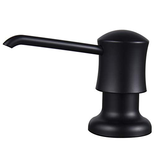 Ultimate Unicorn Soap Dispenser (Matte Black) for Kitchen Sink, with Liquid Hand & Dish Bottle. - color: Matte Black, size: with Bottle