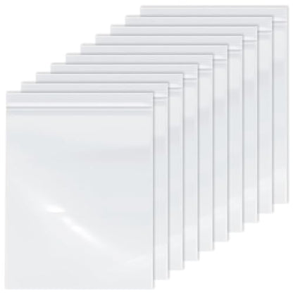 10-Pack Heavy Duty Oven Rack Cleaning Bags,19.7 * 27.5 inch，No Scrub Reusable Leak-Proof Soaking Bags for Grill Grates，Universal Fit for Oven Racks, Griddles and Smoker Grates