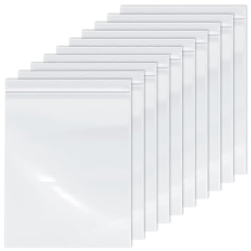 10-Pack Heavy Duty Oven Rack Cleaning Bags,19.7 * 27.5 inch，No Scrub Reusable Leak-Proof Soaking Bags for Grill Grates，Universal Fit for Oven Racks, Griddles and Smoker Grates