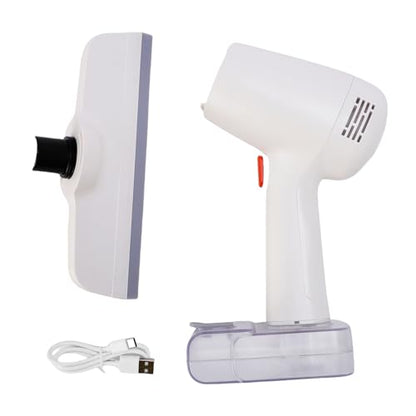 Window Vacuum, Handheld Electric WindowVac with Brush Head, Squeegee Cordless Strong Suction Electric Window for Shower Wall Glass Mirror Countertop Tiles