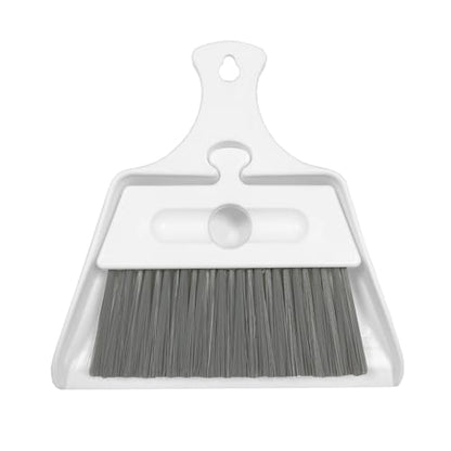 Mini Broom and Dustpan Set – Ultra-Thin Small Broom and Dustpan Set for Tight Spaces Compact Dust Pan and Mini Hand Broom Combo Effortless Cleaning with Wall-Mountable Design