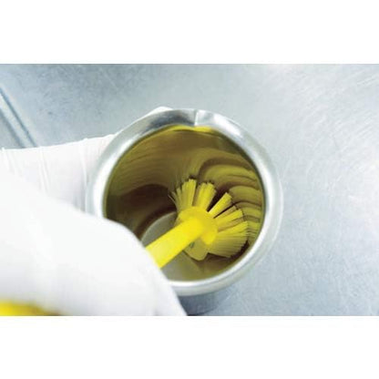 Remco 2 25/64 in W Dish Brush, Medium, 8 in L Handle, 3 1/8 in L Brush, Yellow, Plastic 42376-1 Each - color: Yellow