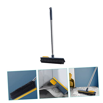 SOLUSTRE Squeegee Brush Broom Carpet Tiles Brooms Tile Brush Carpet Rake Pet Hair Grout Push Broom Floor Dog Hair Abs Household Cleaning Ball