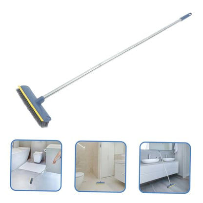 Garneck Sweeping Broom House Broom Soft Bristle Long Handle for Indoor Cleaning