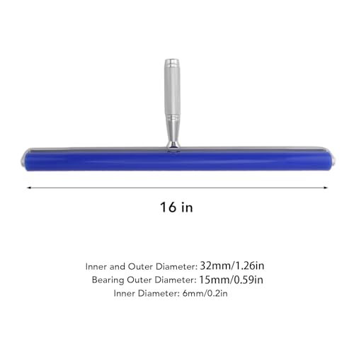 Silicone Manual Roller Dust Removal Sticky Roller 16in Screen Cleaning Tool for Workshop Home (40.6cm / 16in) - size: 40.6cm / 16in