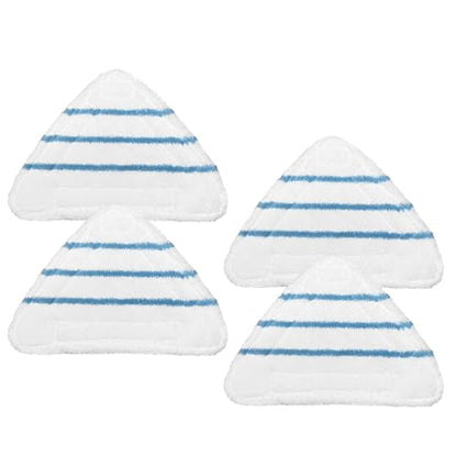 4 Pack Reusable Mop Pads Compatible with True & Tidy STM-500, STM-700 Steam Mops, Refills for Turonic ST3 Steam Mop Microfiber Washable Pads, Cloths for Floor Cleaning, Scrubbing and Floor Caring