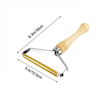 SUOXU Lint Remover Portable Pet Hair Remover,Reusable Lint Fabric Shaver Carpet Roller Scraper,for Carpet,Fabric Sofas,Beds, Furniture, Clothes Cat、Dog Hair Removal Cleaning Professional Tools - color: 1pack