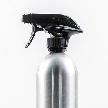 Aluminum Spray Bottles (3 Pack) 20oz - Silver Metal Aluminum Refillable Spray Bottles, Cleaning Solution, Hair, Plants, Gardening, BBQ Grill, Restaurants, Cooking (New Updated Sprayers)