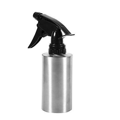 Fdit Plant Spray Bottle 250ml Stainless Steel Watering Can, Adjustable Nozzle for Mist or Stream No Clog, Lightweight Portable Design for Garden Flowers Home Use