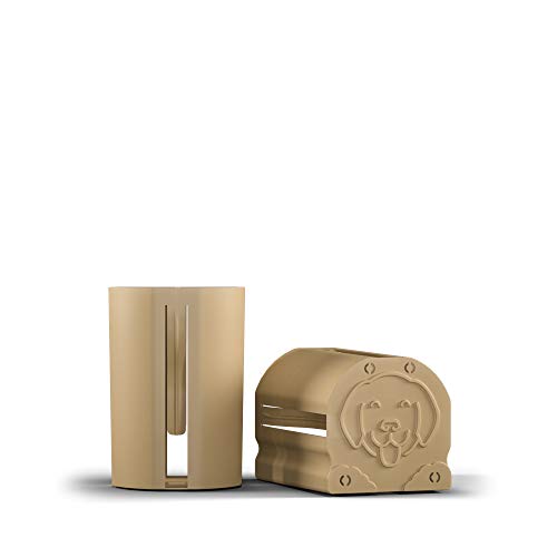 Lint Roller Cover - Up to 2.1" Diameter Roller for All Types Lint Rollers Brands, Protecting Cover for Extra Sticky Roller, 2 Pack, Beige Dog Covers - color: Dog Beige, size: 2.1"