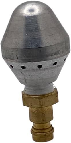 Professional Duct Cleaning Reverse Air Skipper Ball, 12 Holes, 1/8 Inch Male Plug, Air Duct and Dryer Vent Cleaning Tool