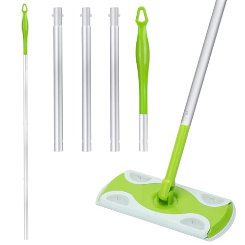 Mop Handle Compatible with Swiffer, Detachable Green Extra Long Mop Handle for Swiffer