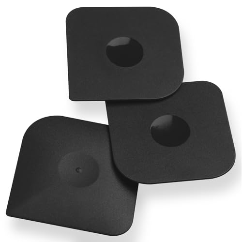 Plastic Pan Dish Pot Food Kitchen Scraper Tool Set, 3 pcs Nylon Plastic Cast Iron Skillet Cleaner Scrubber Scrapper, Kitchen Scraper Non-Scratch (Black) - color: Black, size: 3-Pack