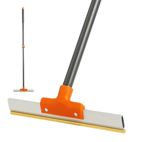 CLEANHOME Extendable Pet Hair Remover - Carpet Rake for Dog Cat Fur | Extendable handle-no bending. Stiff bristles lift embedded pet hair, lint from carpets, rugs, couches, furniture.