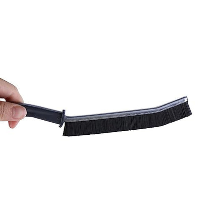 2 Pcs Crevice Cleaning Brush Grout Cleaner Scrub Brush Stiff Angled Bristles Deep Tile Narrow Joints Floor Lines/Gap Cleaning Brush for Kitchen Bathroom