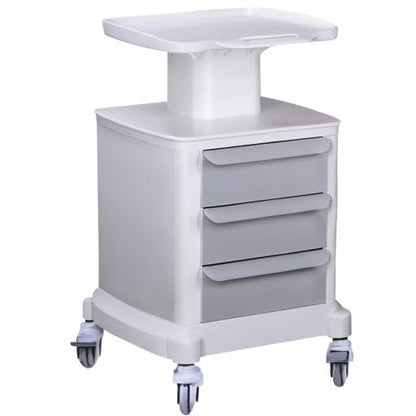 Professional-Grade 3-Drawer Utility Cart on Wheels - Trolley Cart w/ 3 Drawers & Utility Desk - Mobile Storage Cart, Cavitation Machine, Salon Supplies - Max 50kg/110lb Load… - size: 110LB Load / 3 Drawer