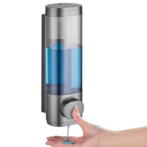 Shampoo and Conditioner Dispenser 1 Chamber No Drill,Shower Soap Pump Dispenser Wall Mounted,Body Wash Dispenser,Shower Gel Shampoo Holder for Bathroom Accessories, (Gun1) - color: Gun1