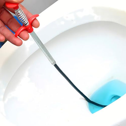 Drain Snake, Drain Clog Remover - Gutter Cleaning Tools Drain Cleaner for Toilet Sewer Shower Kitchen Bathroom Tub Clogged Drains Opener Cleaning Tool, Flexible Grabber Claw Pick Up Reacher (30 inch) - size: 30 inch