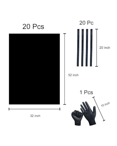 55/60 Gallon Contractor Trash Bags Heavy Duty 3 Mil Black 32"x52" | Heavy Duty, 3 Mil - color: Black-3 Mil