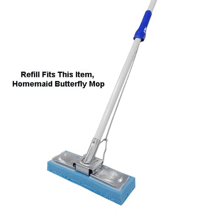 HOMEMAID® Cellulose Butterfly Sponge Mop - Replacement Refill Sponge (Made in USA) - size: Refill Sponge