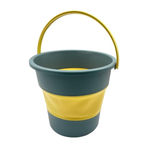 YoRise Collapsible Car Trash Can, 10L/2.6 Gallon Leakproof Plastic Auto Cleaning Bucket, Portable Vehicle Interior Garbage Organizer Accessories for Washing, Outdoor, Camping (Blue) - color: Blue