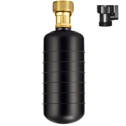 Drain Bladder Unclogger fits 4"to6" Pipes.& 3/4" Garden Hose Shut Off Valve,Drain Cleaning Bladder Unclogs Clogs in Kitchen Sinks, Bathtubs and Swimming Pool Pipes Through High-Pressure Water Flow - style: 4-6 inch
