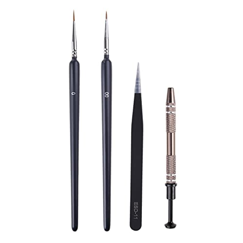 Set of 4 Lube Tools Collection Keyboard Kits with Brushes Gadget Set for Switch Lube Brush