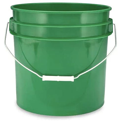 House Naturals 3.5 Gallon Food Grade Multi Color Bucket Pail with Screw On Lid (Pack of 3) BPA Free Made in USA containers
