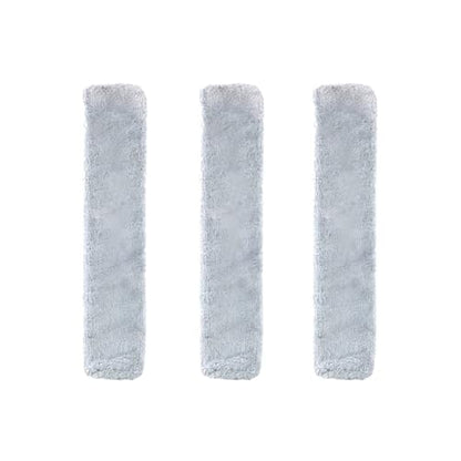 Flat Duster for Household Appliances – Dusting Cloth with Extension Pole, Telescopic Gap Duster, Bendable Dust Mop for Cleaning Under Tight Spaces, 37.4"x2.95"x1.18" (Replace Cloth 3pcs) - color: Replace Cloth 3pcs
