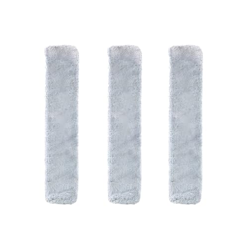 Flat Duster for Household Appliances – Dusting Cloth with Extension Pole, Telescopic Gap Duster, Bendable Dust Mop for Cleaning Under Tight Spaces, 37.4"x2.95"x1.18" (Replace Cloth 3pcs) - color: Replace Cloth 3pcs