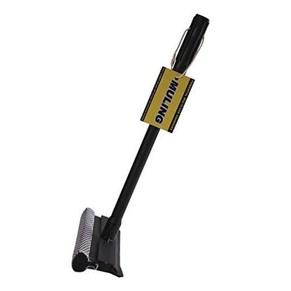 Window Squeegee Cleaning Tool 2 in 1 Window Cleaning Car Squeegee Windshield Cleaning Sponge and Rubber Squeegee,Black, Auto Squeegee - color: Black