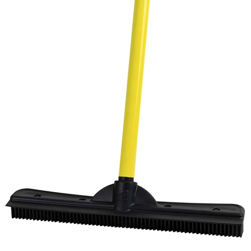FURemover Pet Hair Removal Rubber Broom, 58" Telescopic Handle - size: 58" Telescopic Handle
