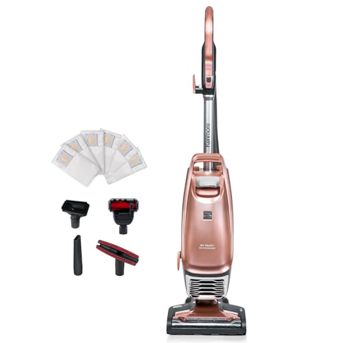 Kenmore BU4050 Intuition Bagged Upright Vacuum, liftup Cleaner with Hair Eliminator brushroll, pet Handi-Mate for Carpet, Hard Floor, Rose Gold - color: Rose Gold