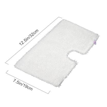 S3601 6 Pack Microfiber Steam Pocket Mop Pads Compatible for Shark Rectangle Mop Head S3500 Series S3501 S3601 S3550 S3901 S3801 SE450 S3801CO S3601D SE450 - color: 6 Pack White