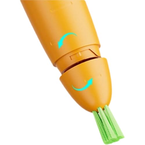 Blind Cleaner Tool, Carrot Shape Detachable Brush, Microfiber Sleeve Duster, Window Blind Cleaning Tool, Dust Removal Brush for Bedroom Living Room Office Dorm Car Ac 10.3x1.57in