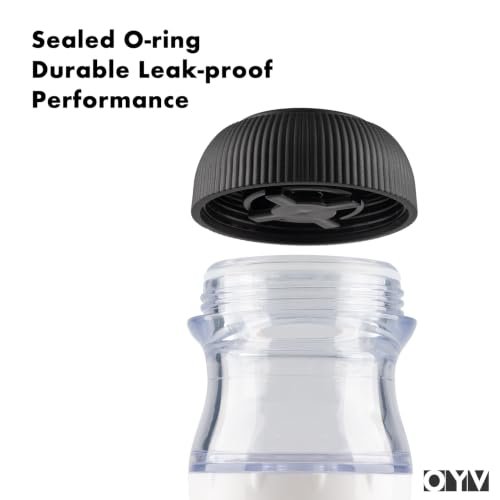OYV Soap Dispensing Palm Brush, Dish Brush Set with Silicone Drip Tray and One Refill, Kitchen Dish Scrub Brush for Cleaning Pots, Pans, Sinks - color: White/Clear/Black
