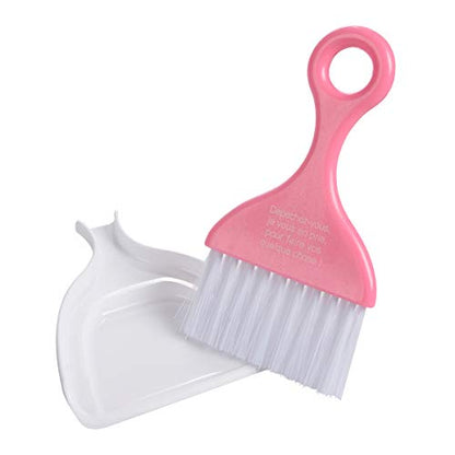 2 Pcs Mini Dustpan Set Brush for Table Whisk Brooms Small Dustpan Broom Set Mini Dust Pans with Brush Tiny Cleaning Table Sweep - size: 2 Set