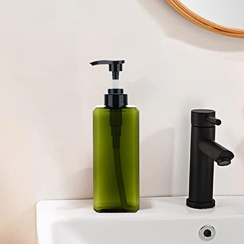 Laundry Dispenser Container Bottle Liquid Laundry Soap Bottle, 650ml Green - color: 650ml Green